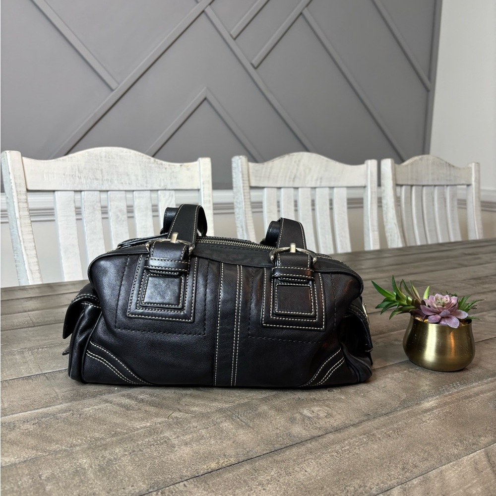 Coach Legacy Leather Slim Tote Black 10036 – Classic Design - Picture 5 of 8